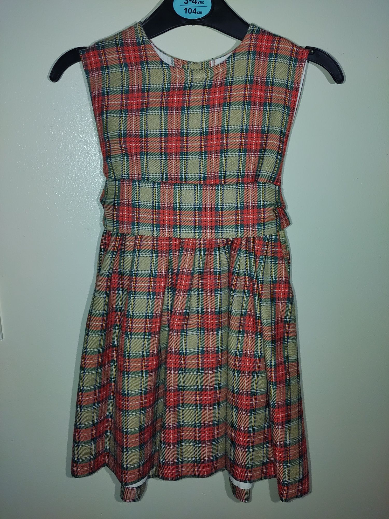 Vestido menina Natal tamanho 3 anos