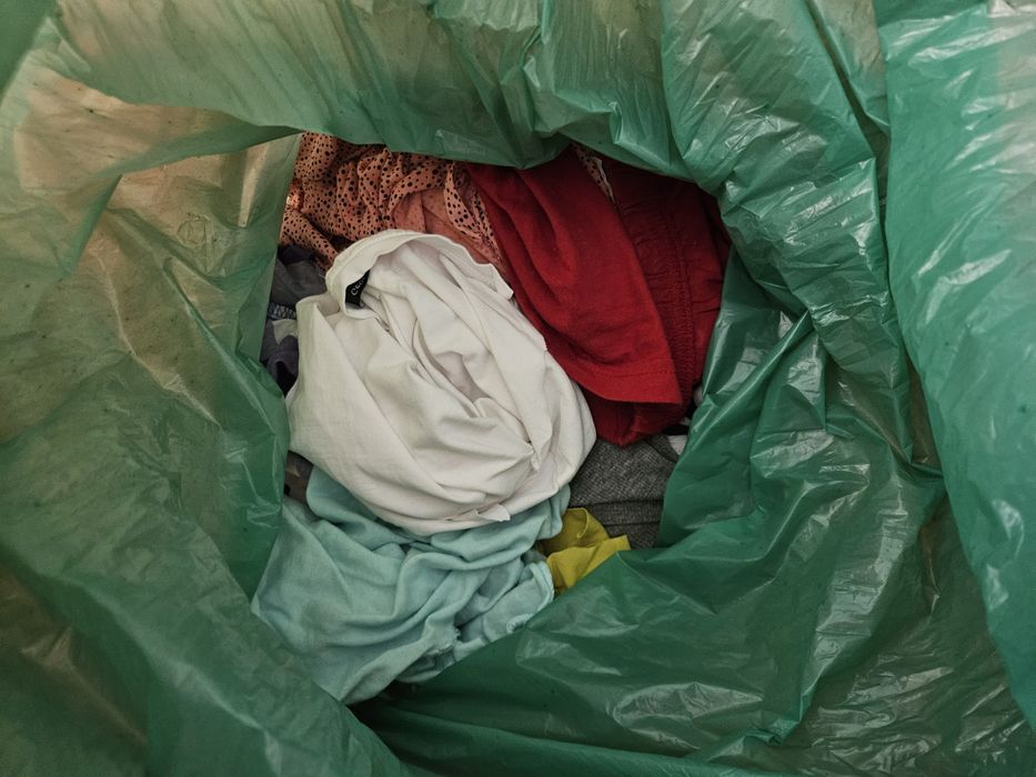 Czyściwo przemysłowe stare ubrania 5kg 10kg kawałki bawełna wiskoza