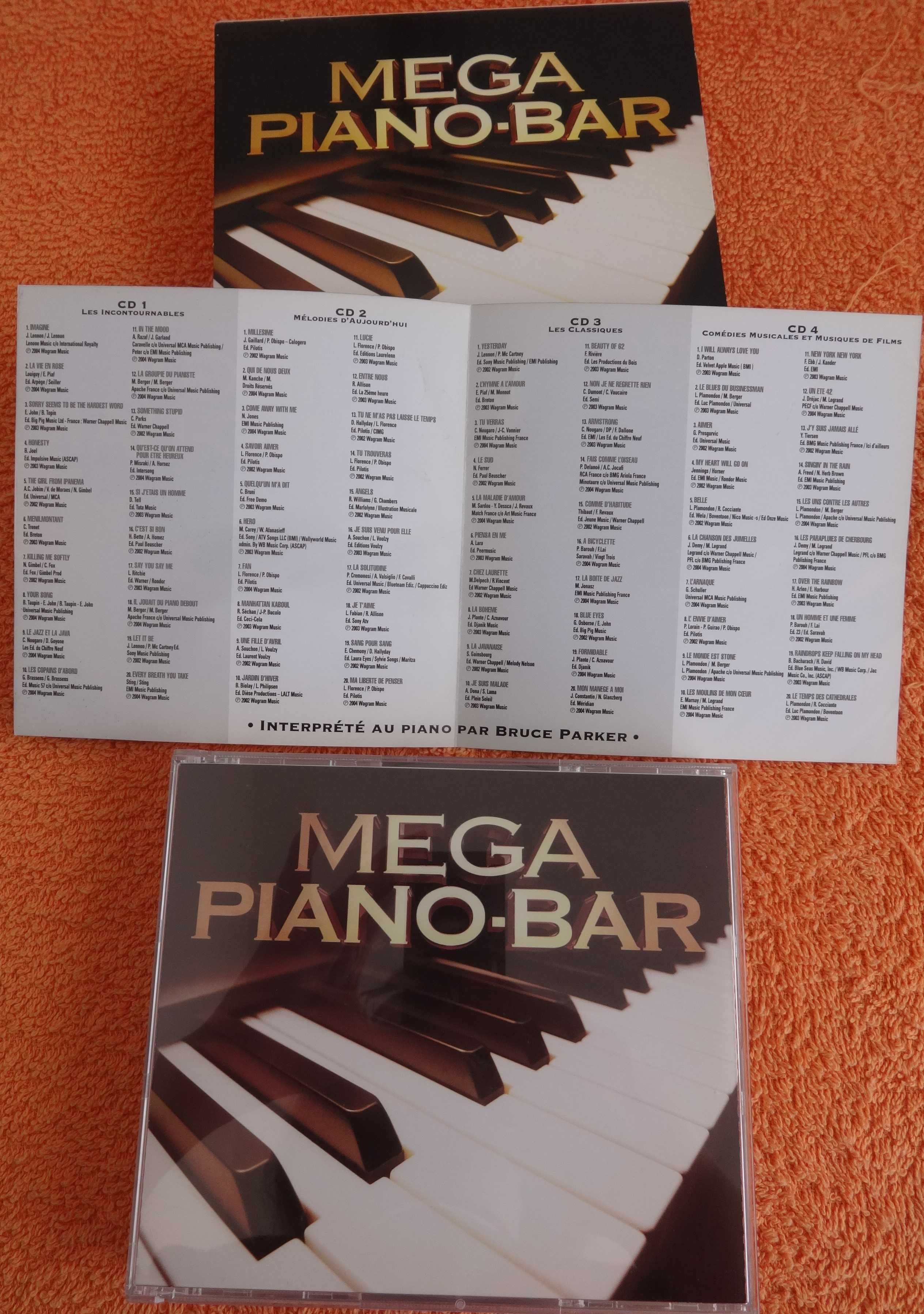 Mega Piano Bar – Coffret 4 CD's