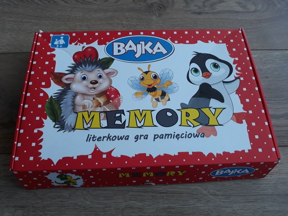 Gra Memory literkowa pamieciowa pamięciowa Bajka bdb