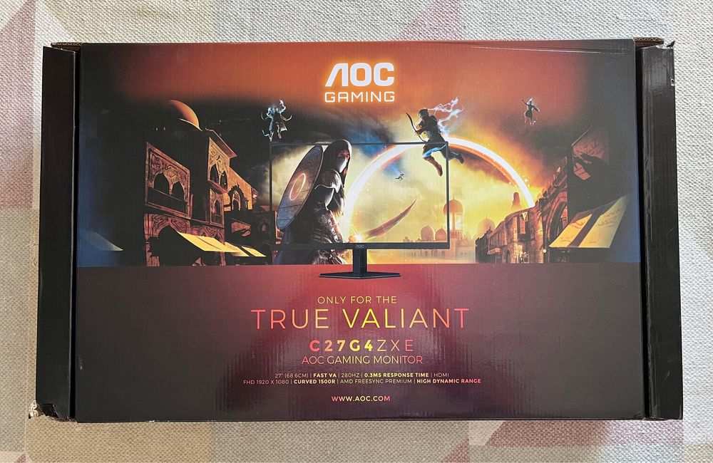 Monitor Gaming AOC G4 27” 1500R Led 280Hz