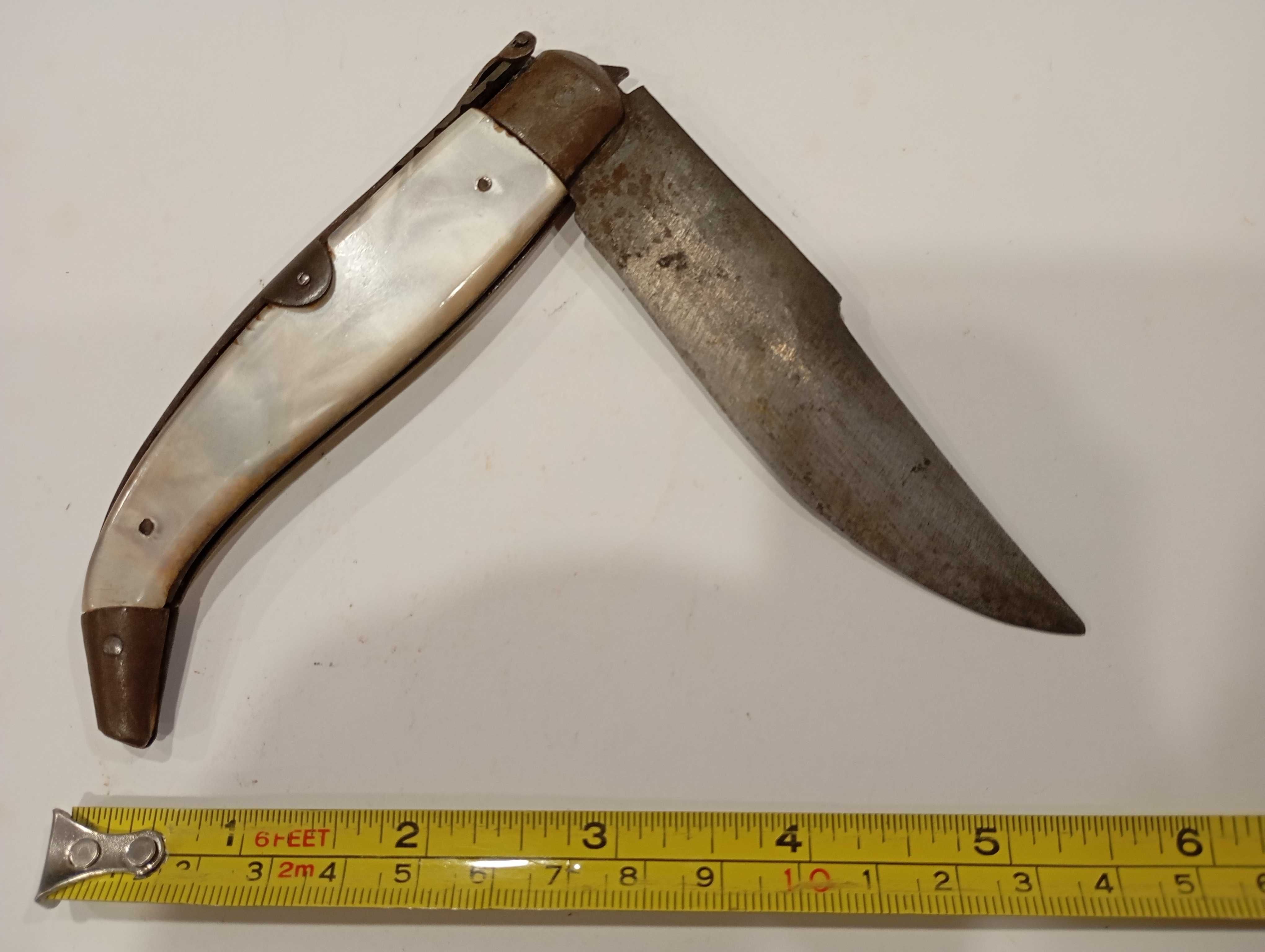 Canivete Coleção Albacete "C.Zafrilla", Cabo Madrepérola-Total 22cm