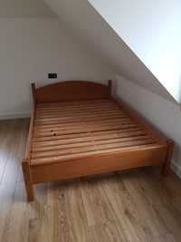 Łóżko drewniane wym. 210 x150 jasny brąz