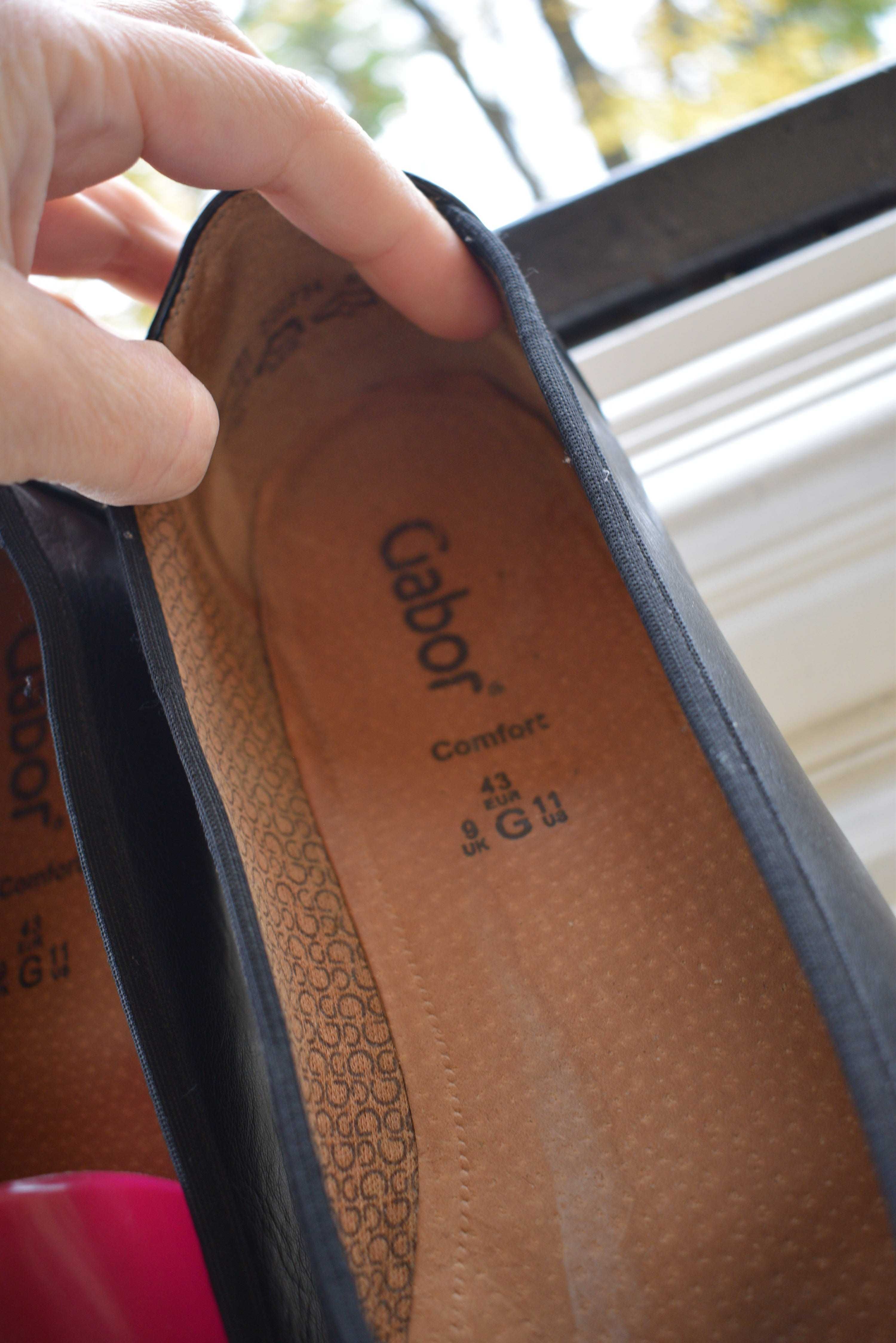 кожаные туфли балетки мокасины лодочки Gabor р. 43 27,8 см