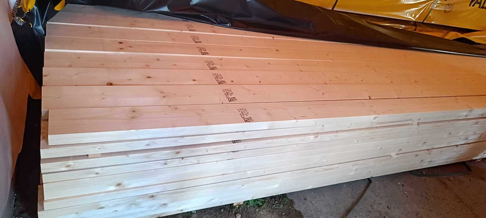 Drewno konstrukcyjne budowlane C24  świerk skandynawski