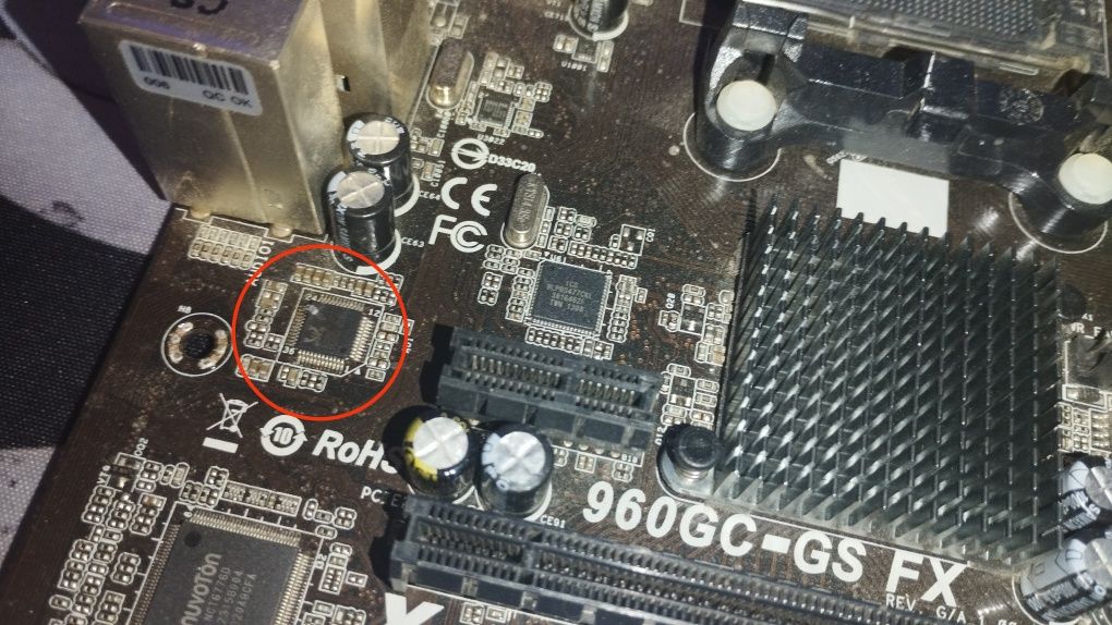 Материнская плата Asrock 960gc-gs fx