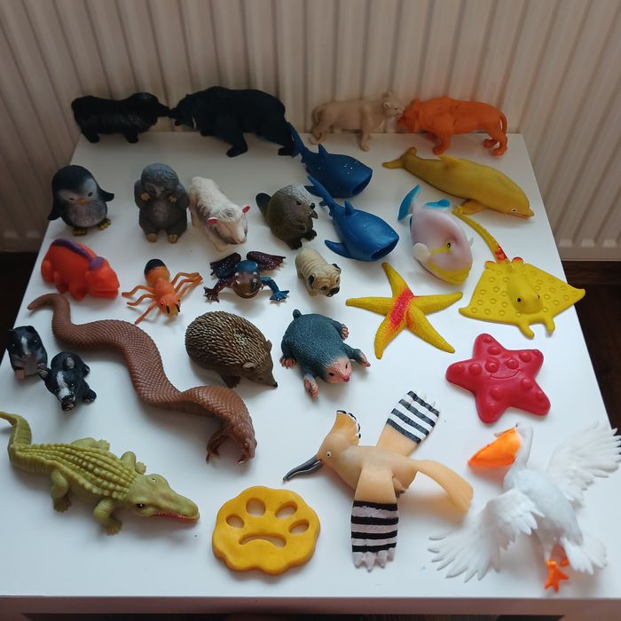 Стретч-іграшки тропічні та дикі тварини
