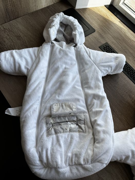 Конверт комбинезон зимний Lenne baby 56 размер для двойни