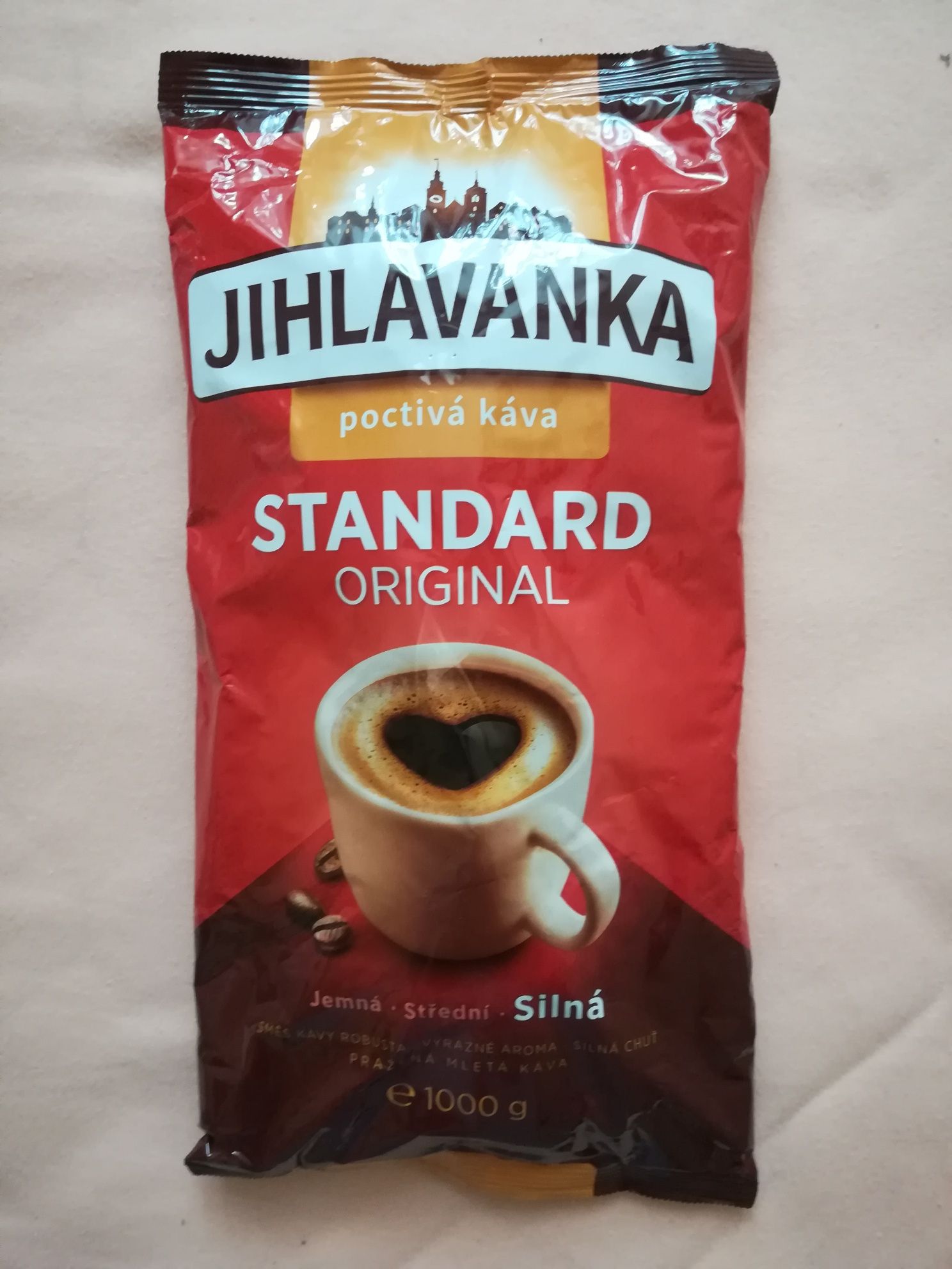 Кава мелена кофе молотий Іглаванка Jihlavanka 1 кг Чехія оригі