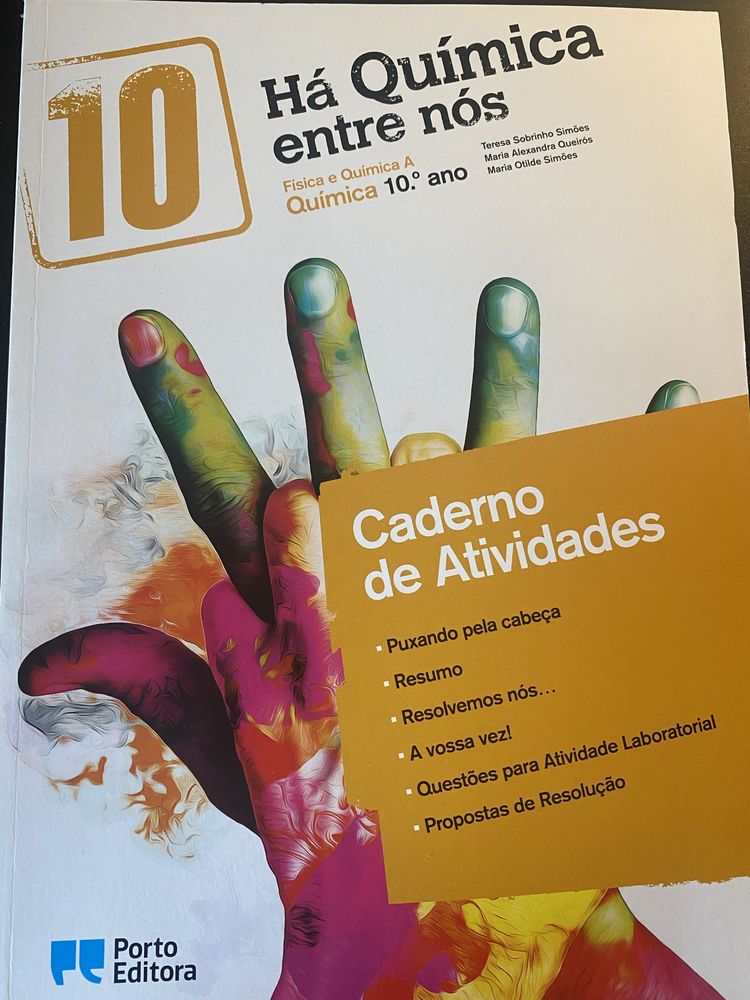 caderno de atividades fisico quimica 10°ano - há quimica entre nós 10