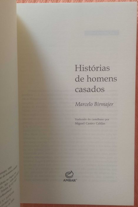 Histórias de homens casados, Marcelo Birmajer