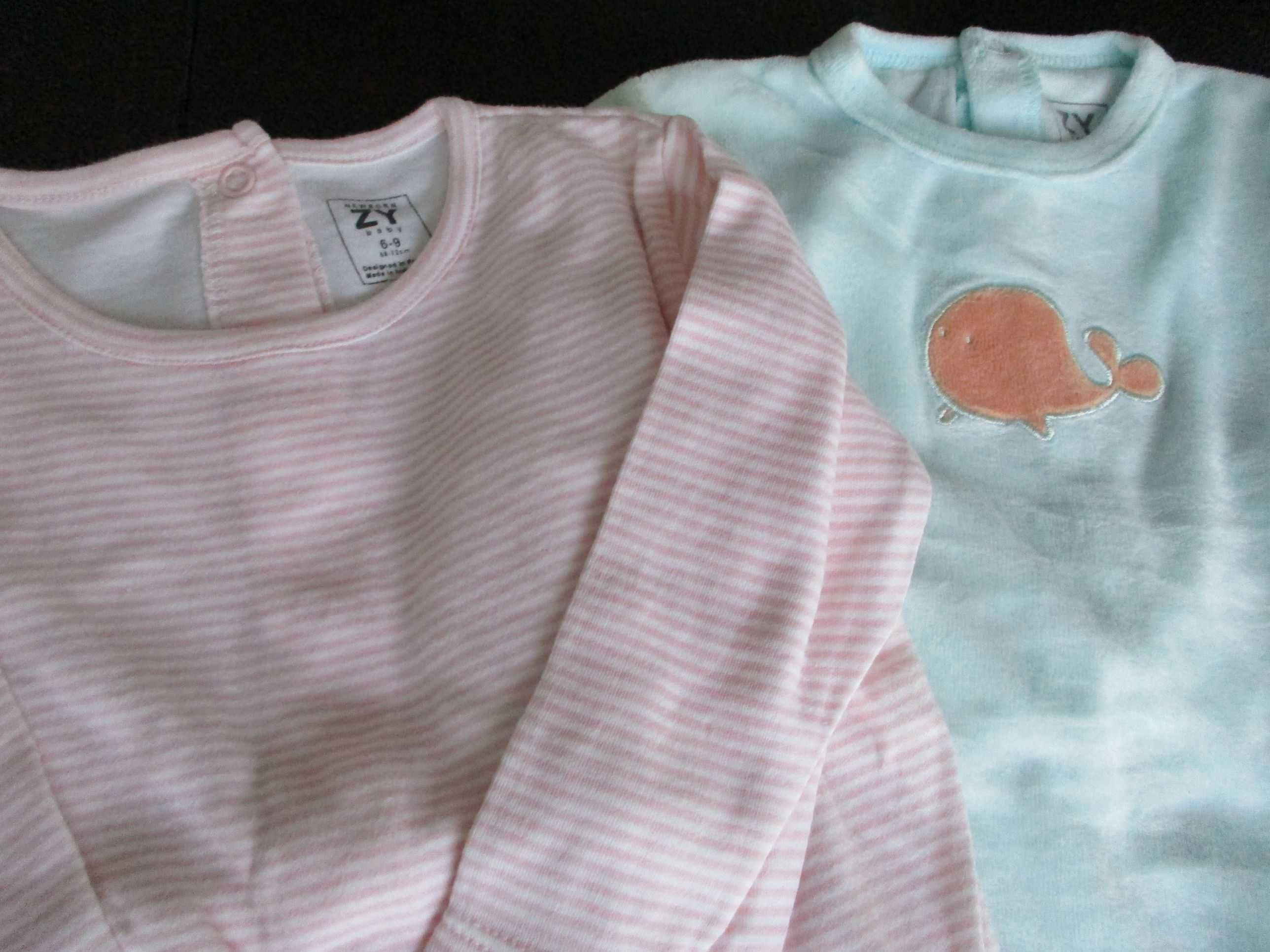 Lote roupa de bebé 5 Bodys + 5 Babygrows 6-9 mes Zara, Prenatal Chicco