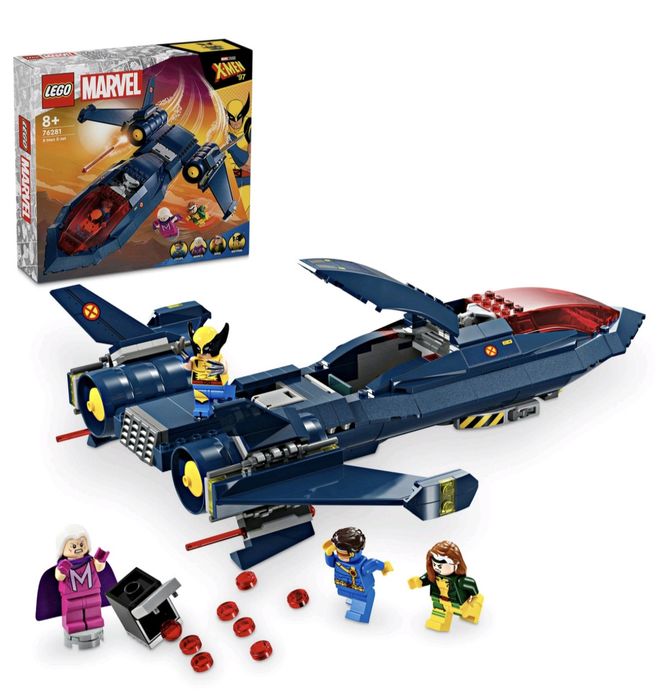 NA LEWARA nowe klocki LEGO 76281 X-Men X-Jet Marvel '97