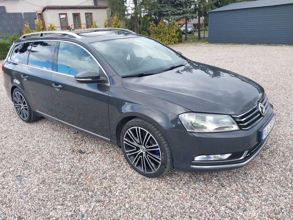 VW Passat Exclusive 4 Motion 2.0 TDI 170 Highline Bezwypadek Masaż  Ha