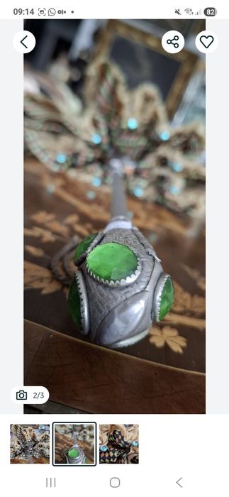 Parasolka z podwójnym podszyciem, pięknie ozdabiana