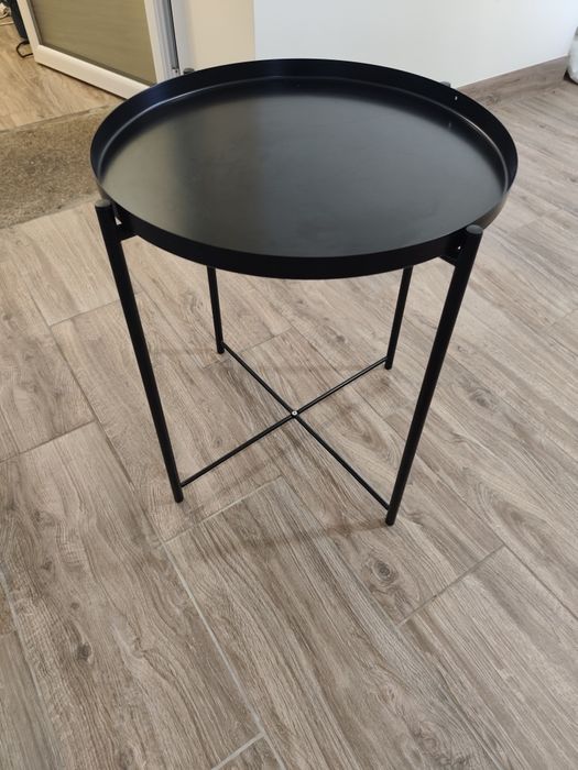 Mesa-tabuleiro, preto, 45x53 cm
14,99€