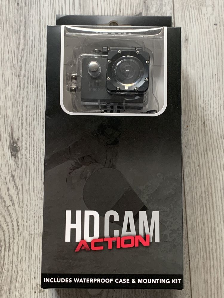 HD Camera Action 1080 P wodoodprona obudowa