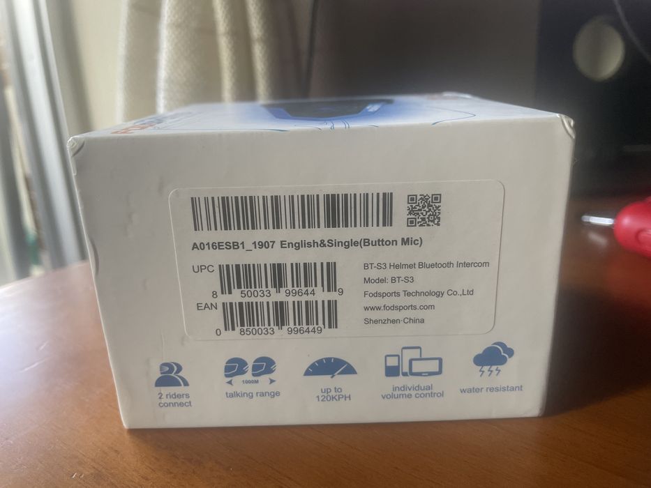 Auricular Capacete Mota Bluetooth 5.0