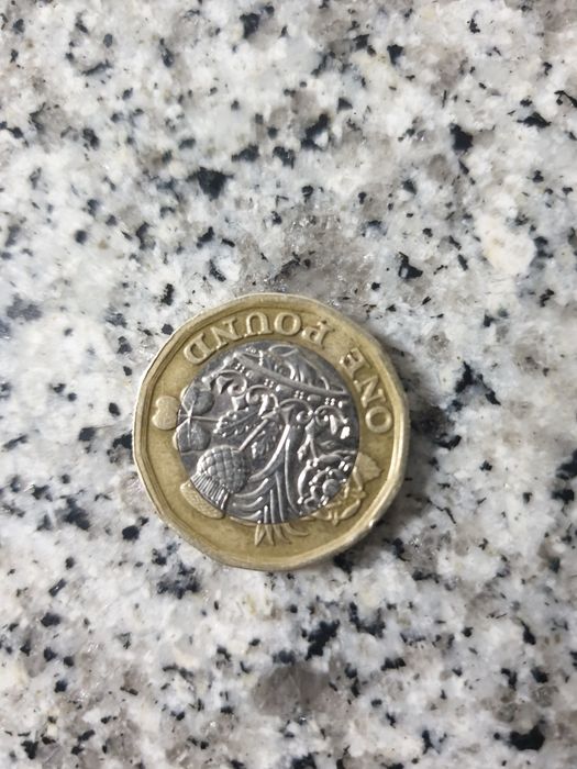 Moeda rara One pound 2017