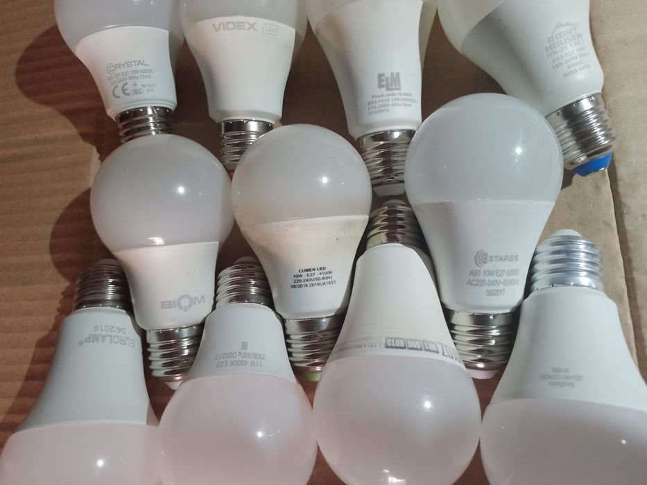 Лампочка лед / Led - під ремонт Е27, Е24,GU5,3