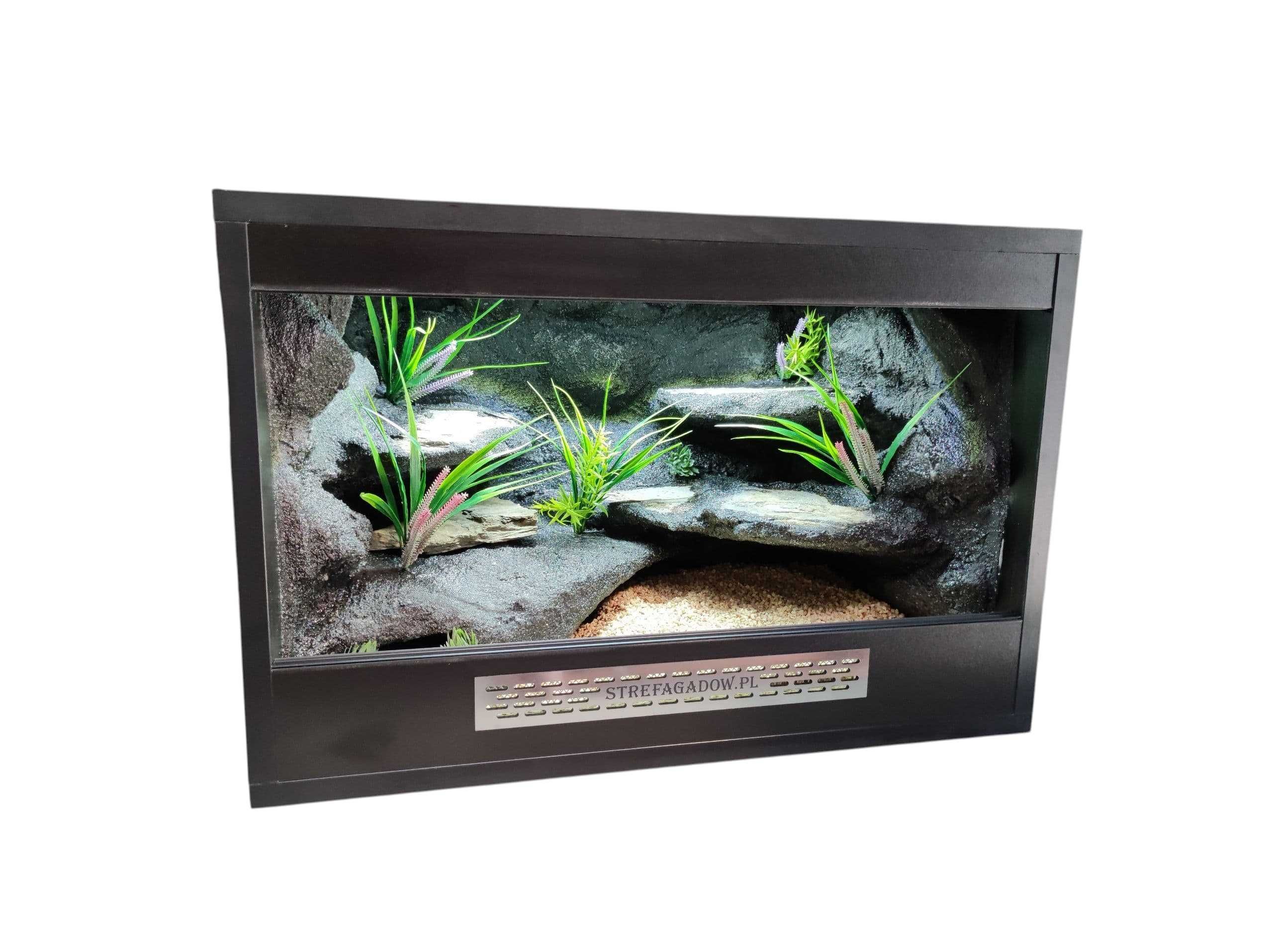 Terrarium pustynne nr748 60/40/40 dla gekona lamparciego DOSTĘPNE