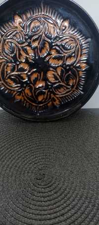 Stary ceramiczny talerz
