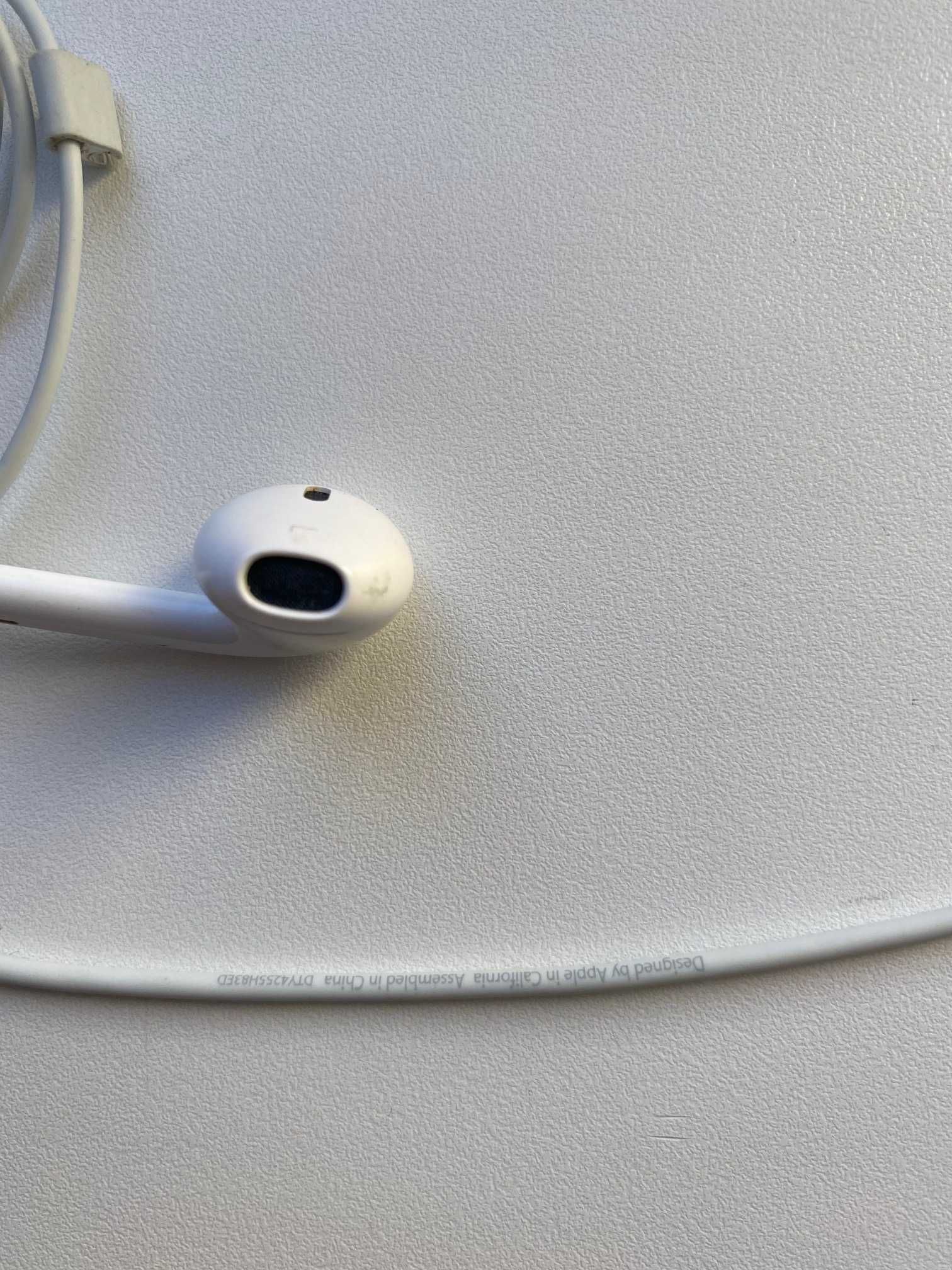 Навушники Apple з мікрофоном, штекер Jack, оригінальні