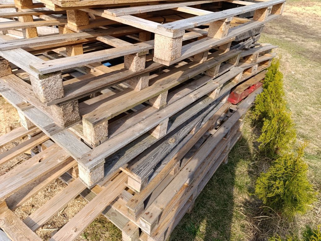 Palety na opał itp.