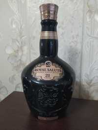 Бутылка керамическая из-под виски ROYAL SALUTE Шотландия коллекционное