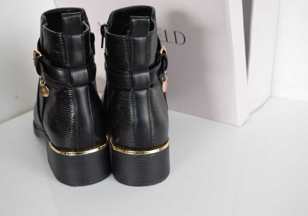 Anna Field - Botki czarne buty 39