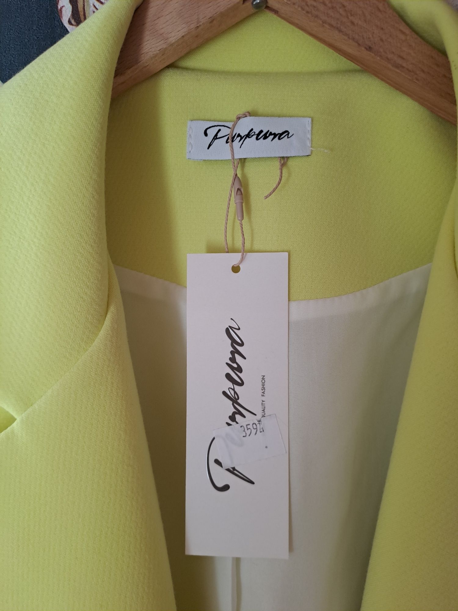 Marynarka  damska  oversize  limonka