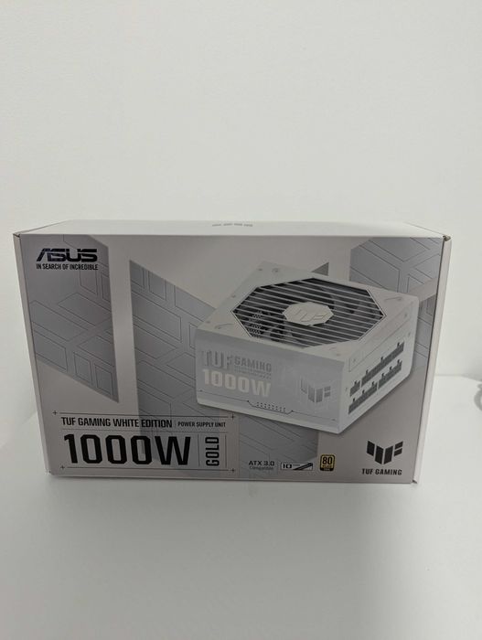 ASUS TUF gaming white edition 1000W gold PSU fonte de alimentação