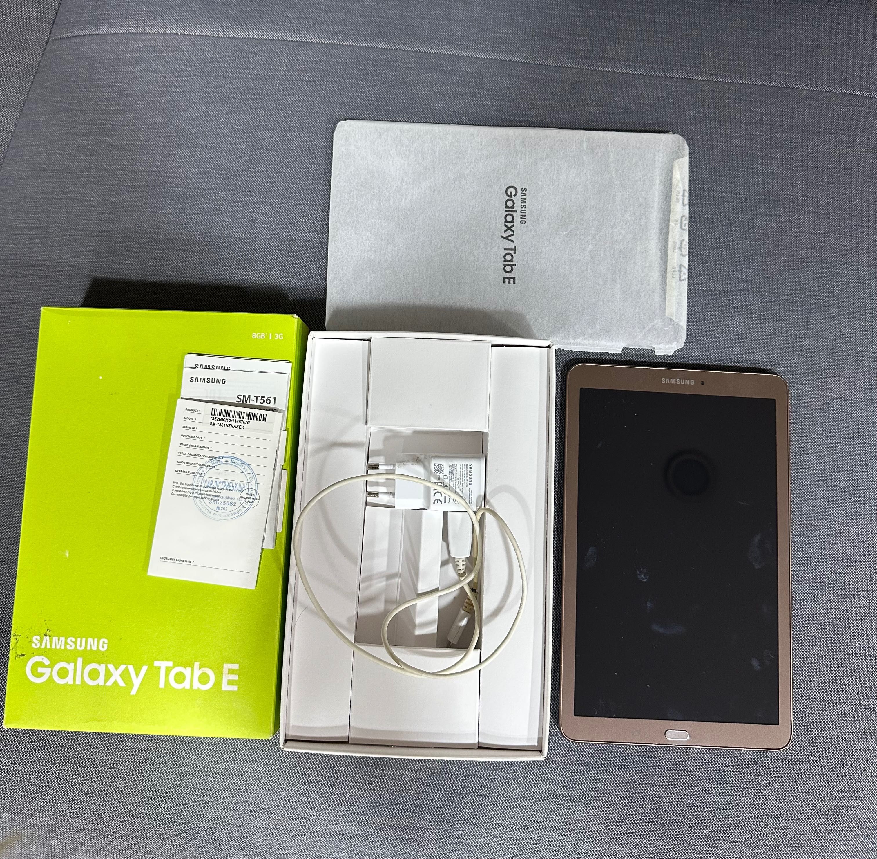 Планшет Samsung SM-T561NZNASEK Galaxy Tab E Gold Brown Оригінал