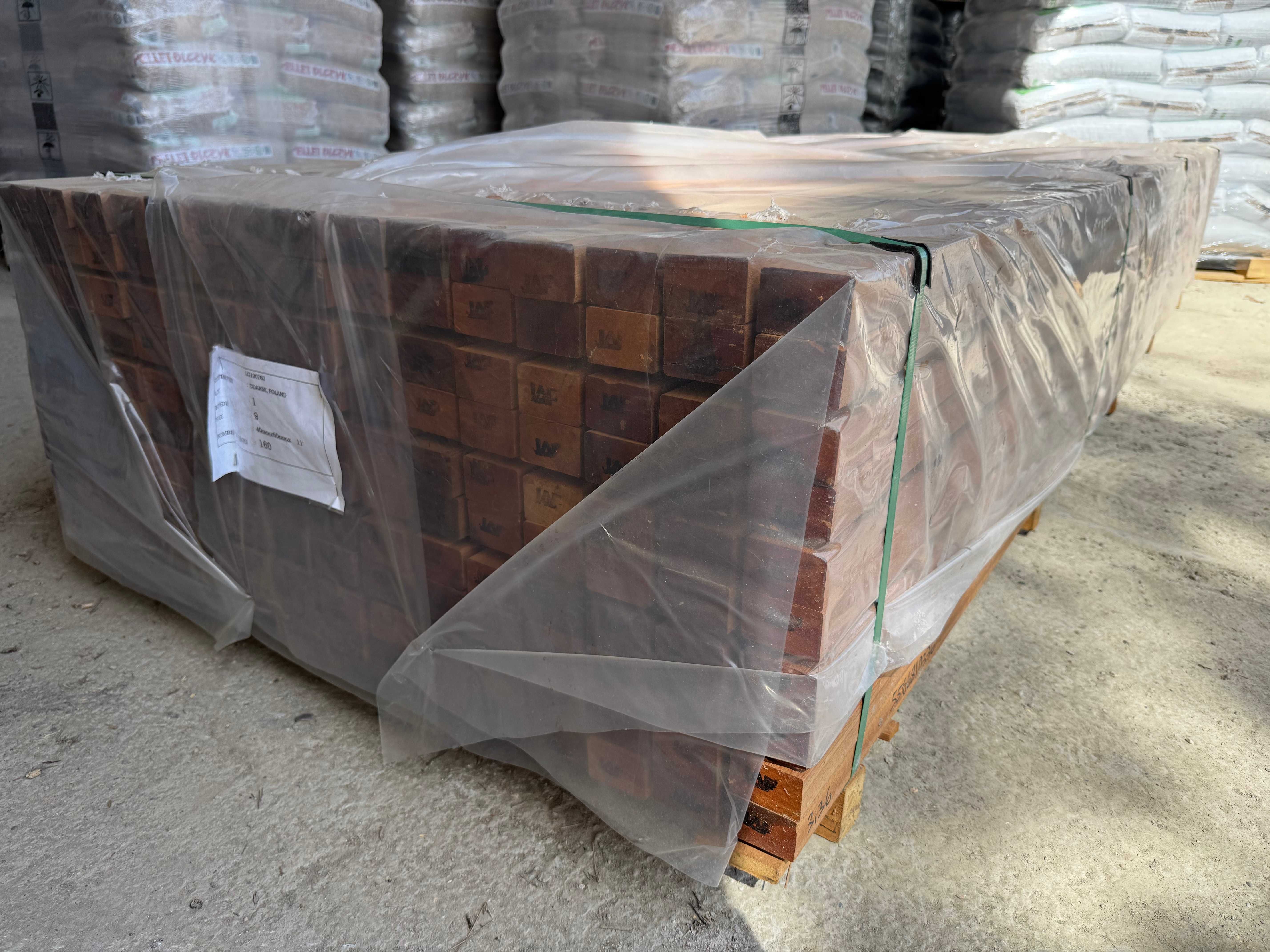 Legar egzotyczny pod deskę tarasową Bangkirai 60x40 Certyfikat