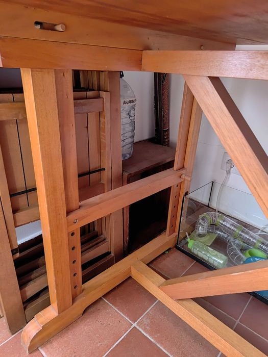 Estirador madeira totalmente funcional