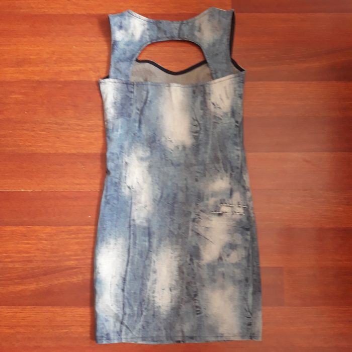 Sukienka jeans niebieska