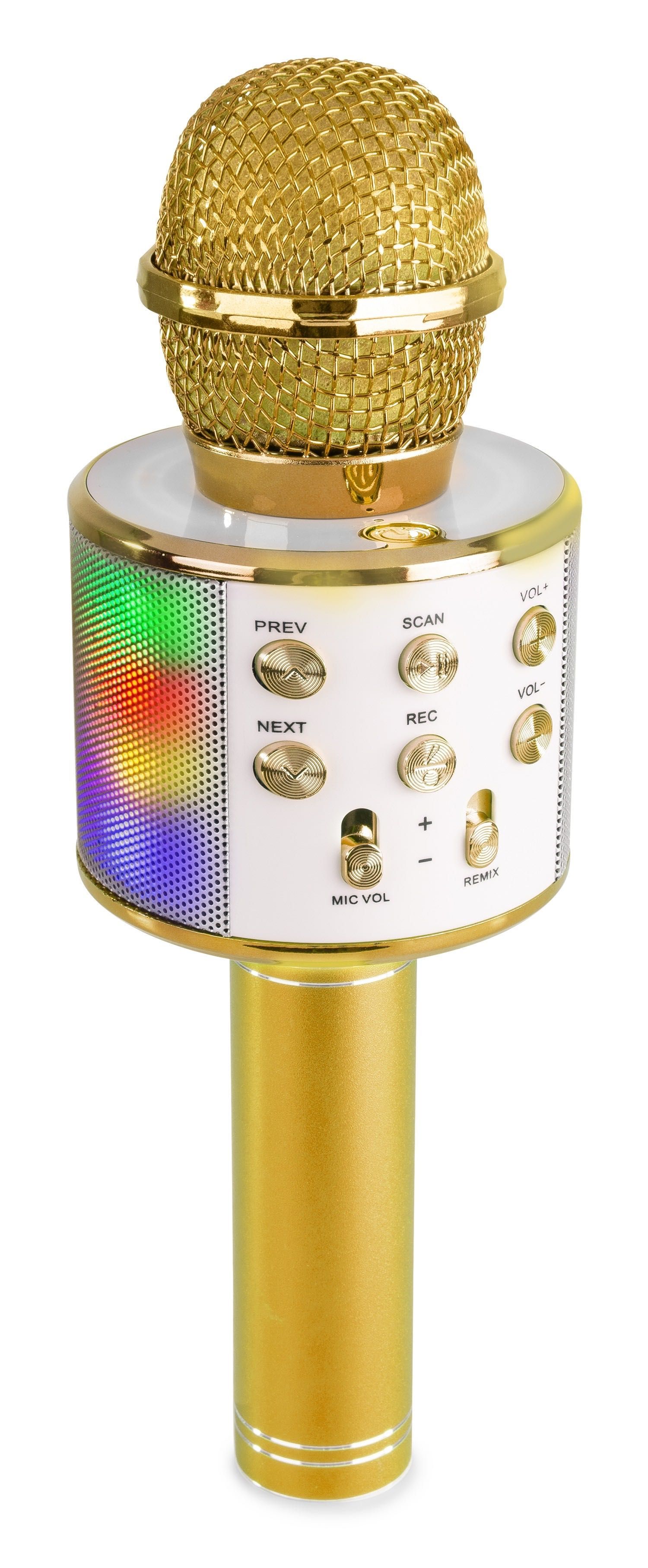 Mikrofon karaoke LED dla dzieci z Bluetooth USB mutacja głosu
