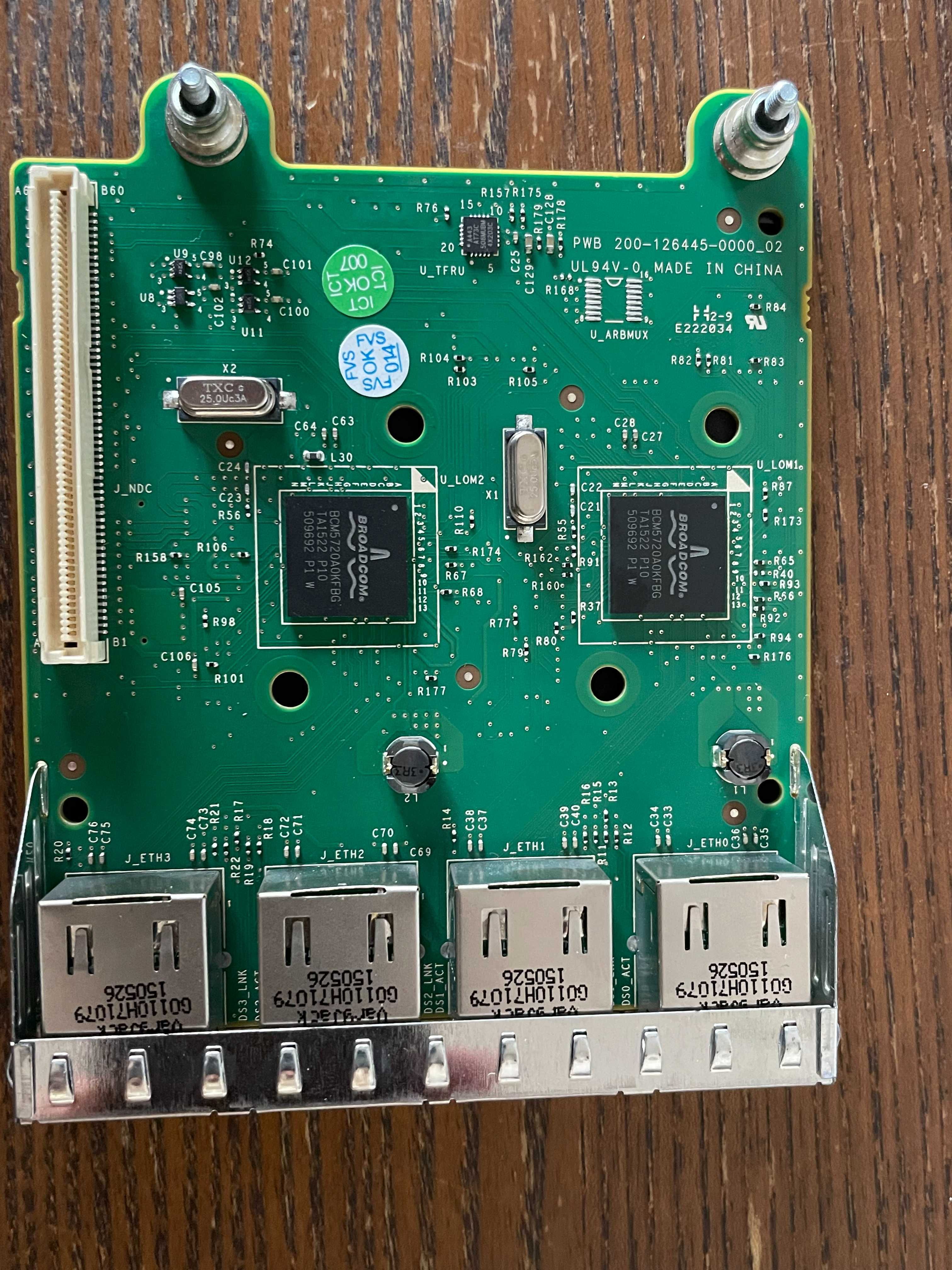 Karta Sieciowa DELL R630 , 4x 1Gbit , używana , sprawna , fm487