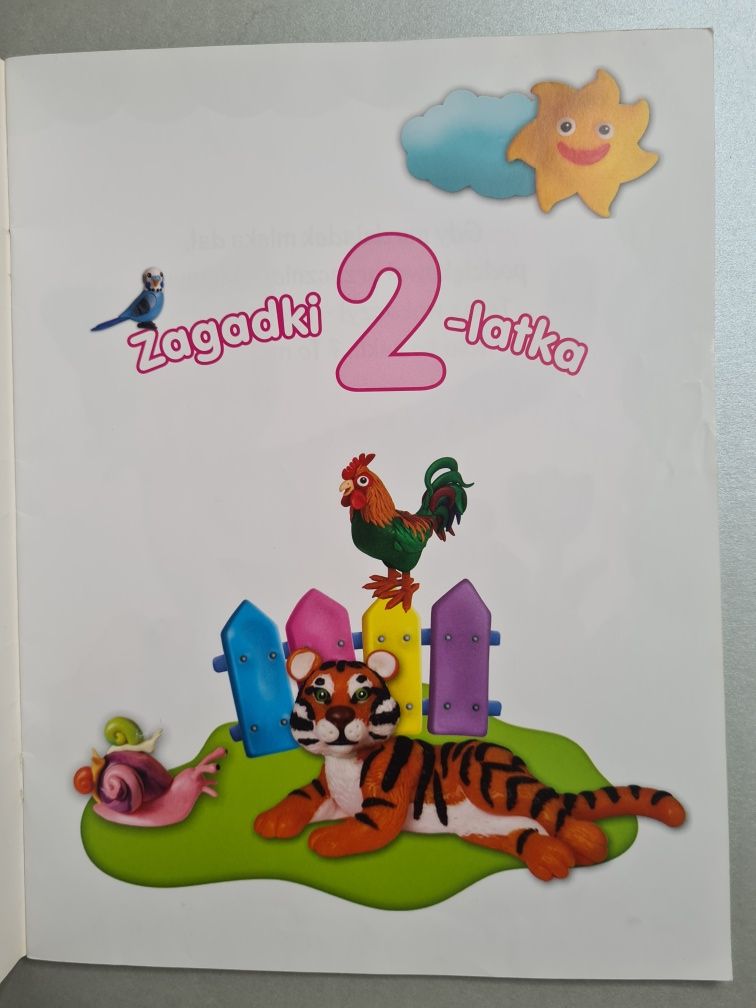 Zagadki 2-latka - Uniwersytet malucha. Książeczka