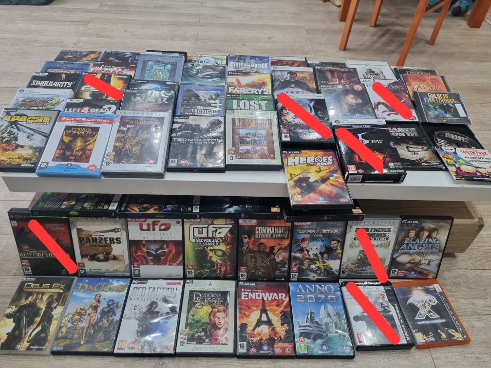 Gra PC DVD CD Klasyka Gier 50 zł za 5 wybranych sztuk