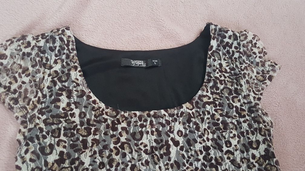 Sukienka letnia Reserved panterka