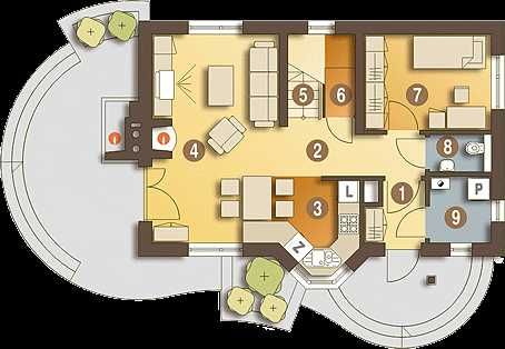 zestaw projektu domu jednorodzinnego AGATKA 85m