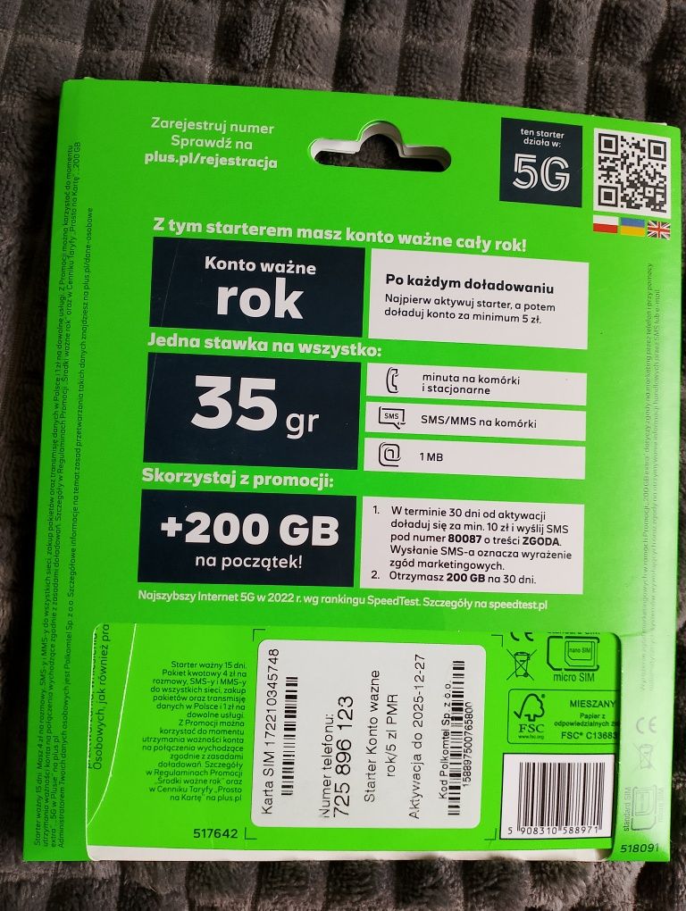 Złoty Numer XXX-XXX-123 Polecam