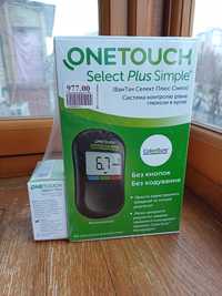 Глюкометр OneTouch Select Plus Simple новий в упаковці+тест смужки
