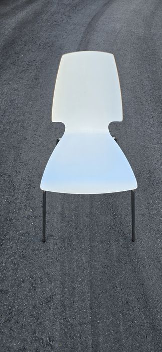 4 Cadeiras IKEA Vilmar brancas - bom estado
