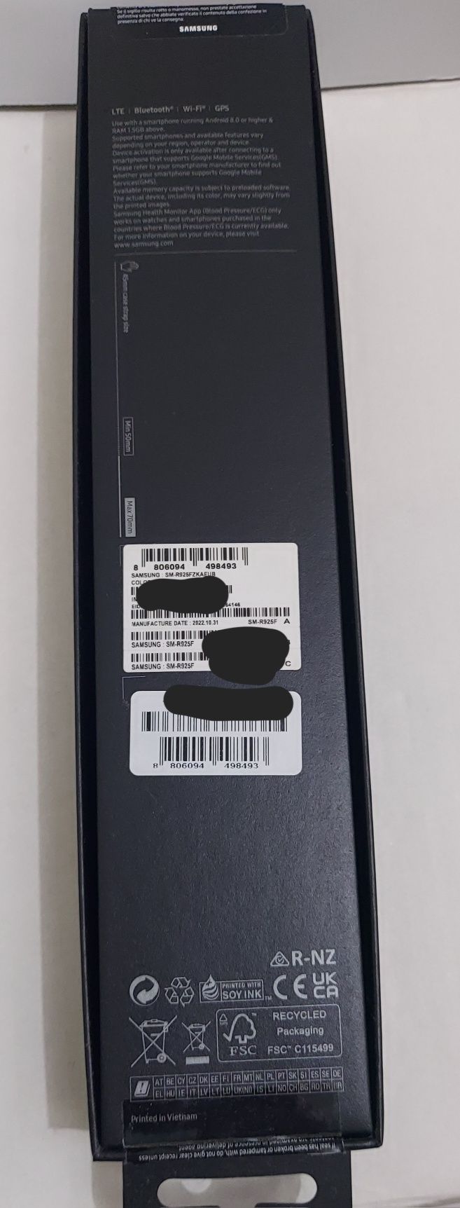 Smartwatch samsung galaxy 5 pro LTE preto