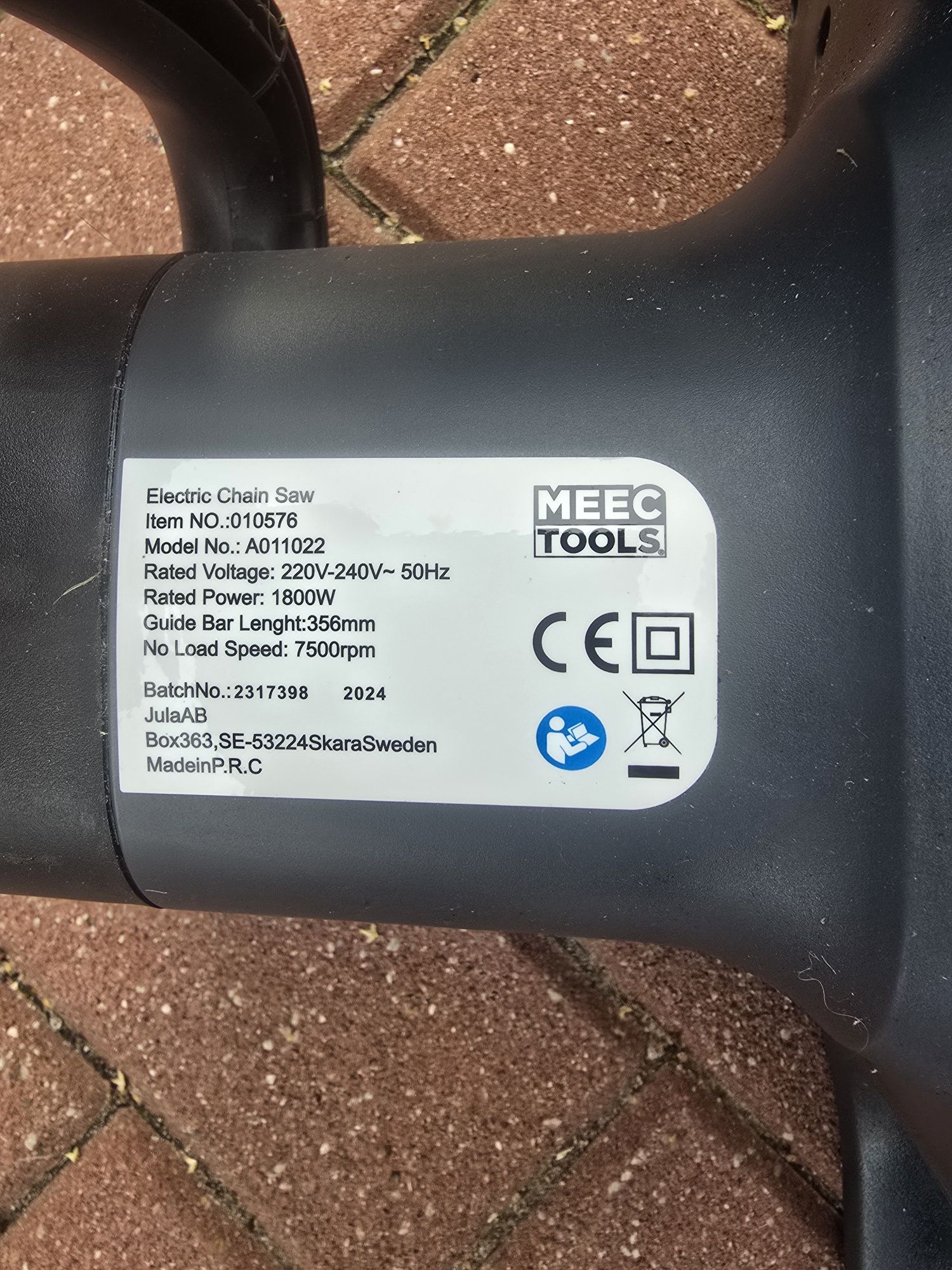 Pola elektryczna MeecTools 1800W