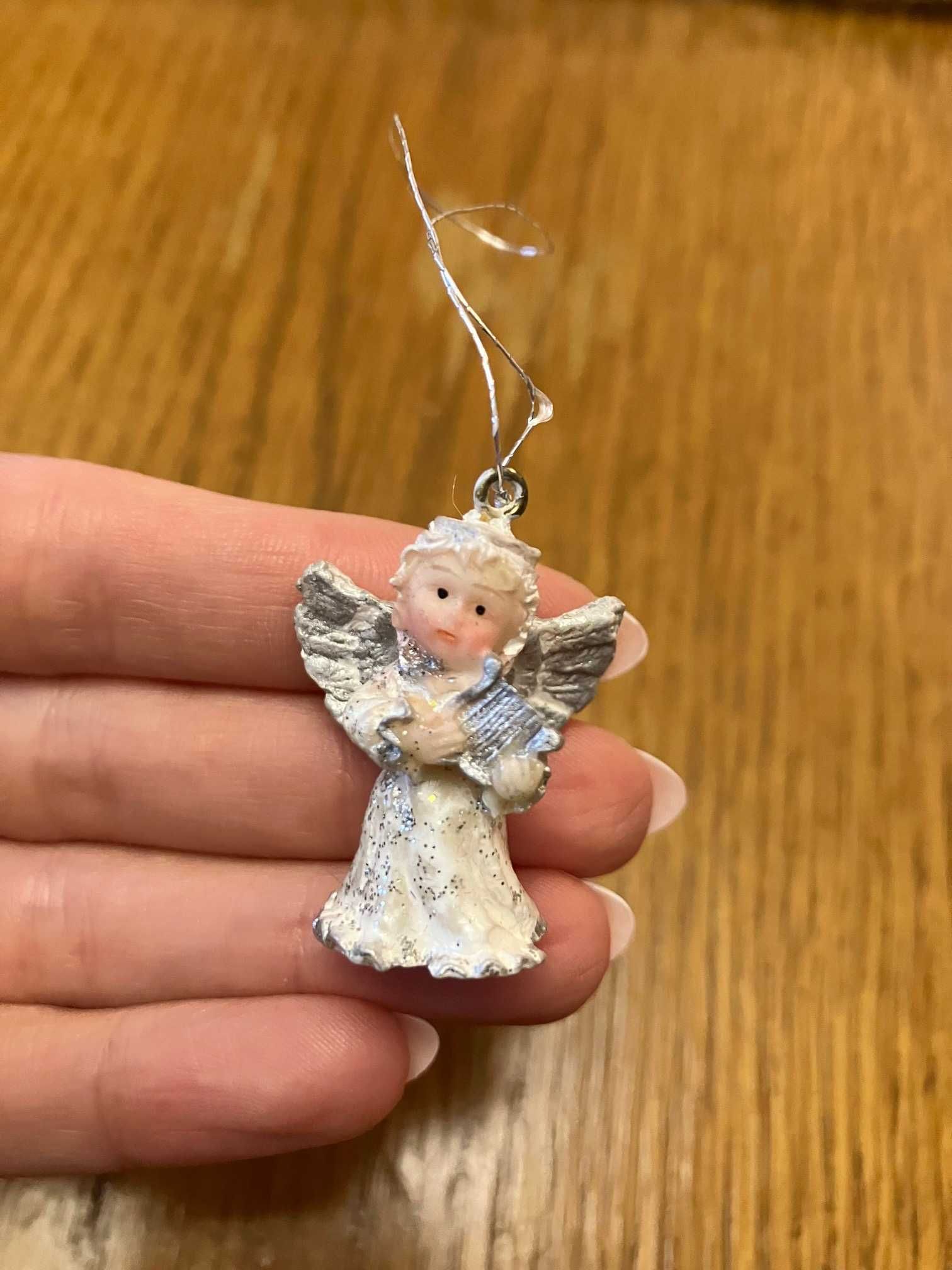 Nowy uroczy słodki aniołek na choinkę święta Cherubinek