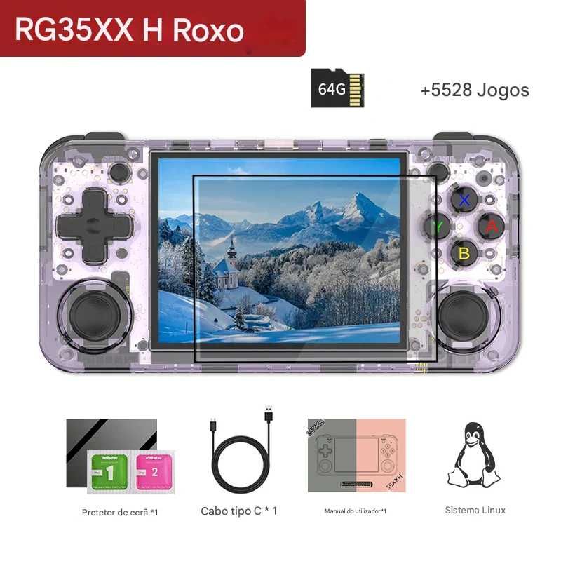 Portátil Retro GameMaster 35H | WiFi e Bluetooth Sistema Linux