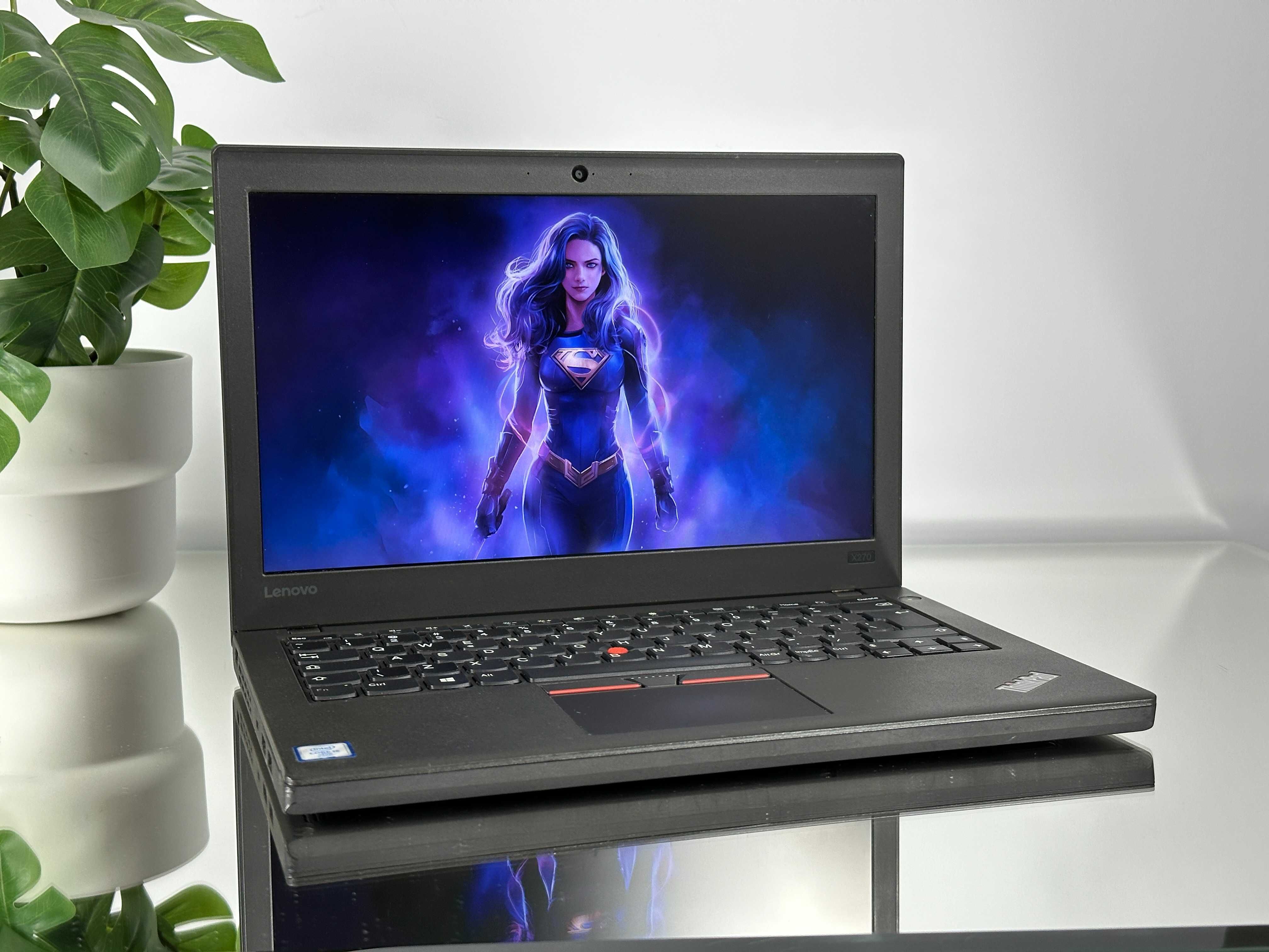Biznesowy Laptop Lenovo ThinkPad X270 12,5" i5 6GEN 8GB 256GB WYDAJNY